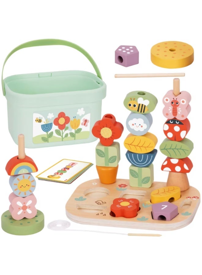 TOOKY TOY TookyToy Garden Stacking Set - 33pcs - Image 1